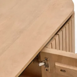 Wohnen Tv & Hifi-Möbel<Ovales TV Board 200x55x43 cm - Ilvenda