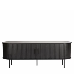 Wohnen Tv & Hifi-Möbel|Lowboards<Ovales TV-Lowboard mit Schiebetüren - Lurymav
