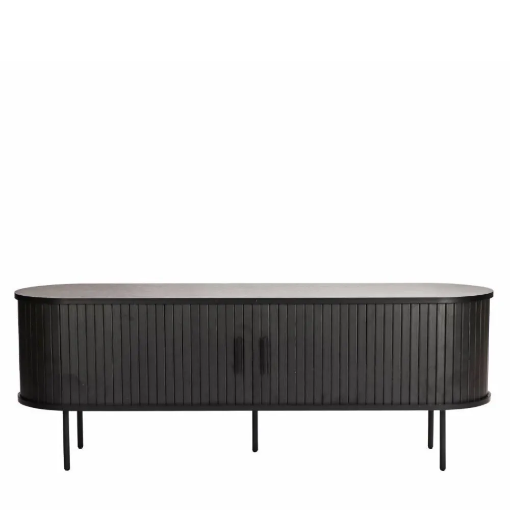 Wohnen Tv & Hifi-Möbel|Lowboards<Ovales TV-Lowboard mit Schiebetüren - Lurymav