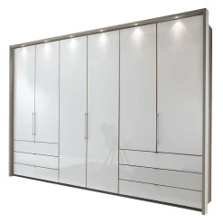Wohnen Kleiderschränke|Schränke<Passepartout Kleiderschrank mit LED Beleuchtung - Tumiva