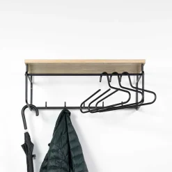 Wohnen Garderoben<Platzsparende Garderobe für die Wand - Creemas