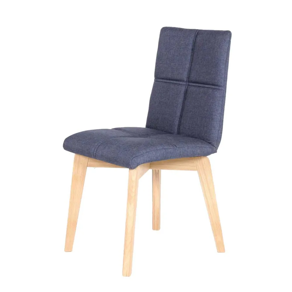 Wohnen Stühle<Polster Esszimmerstuhl Wrexham in Blau (2er Set)