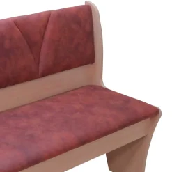 Wohnen Sitzbank<Polsterbank mit Truhe 120cm Loisan in Cognac Vintage