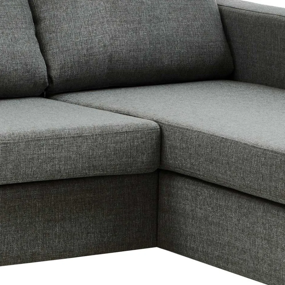 Wohnen Sofas<Polsterecke in Anthrazit Stoffbezug - Akita