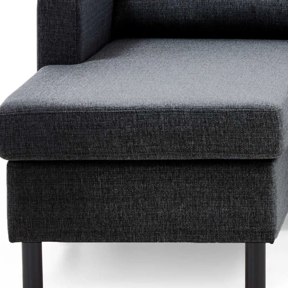 Wohnen Sofas<Polsterecke in Anthrazit Stoffbezug - Akita