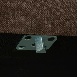 Wohnen Hocker<Polsterhocker in Braun und Schwarz - Ravonia