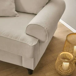 Wohnen Sessel<Polstersessel & Hocker in Beige - Merandes (zweiteilig)
