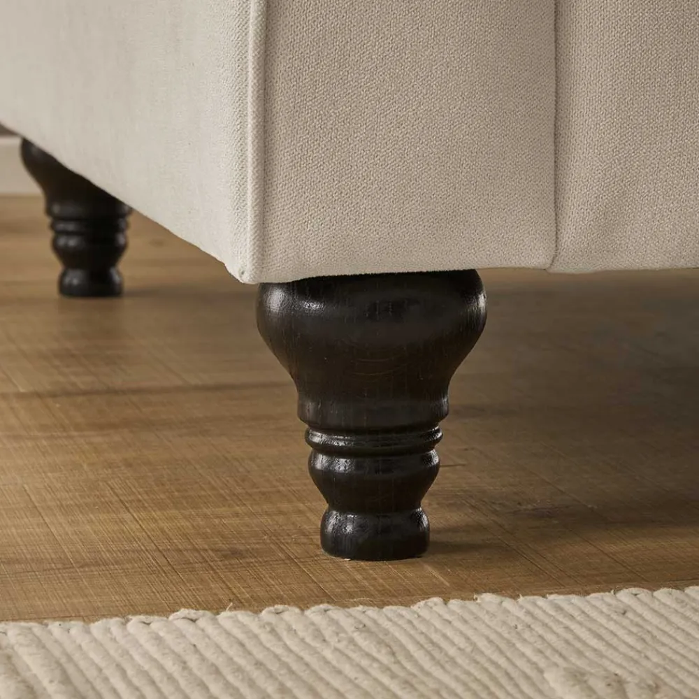 Wohnen Sessel<Polstersessel & Hocker in Beige - Merandes (zweiteilig)