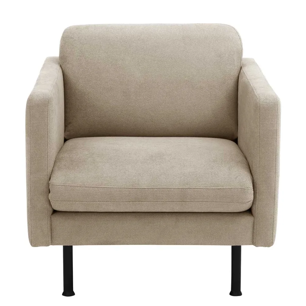 Wohnen Sessel<Polstersessel in Beige mit Schwarz - Roco