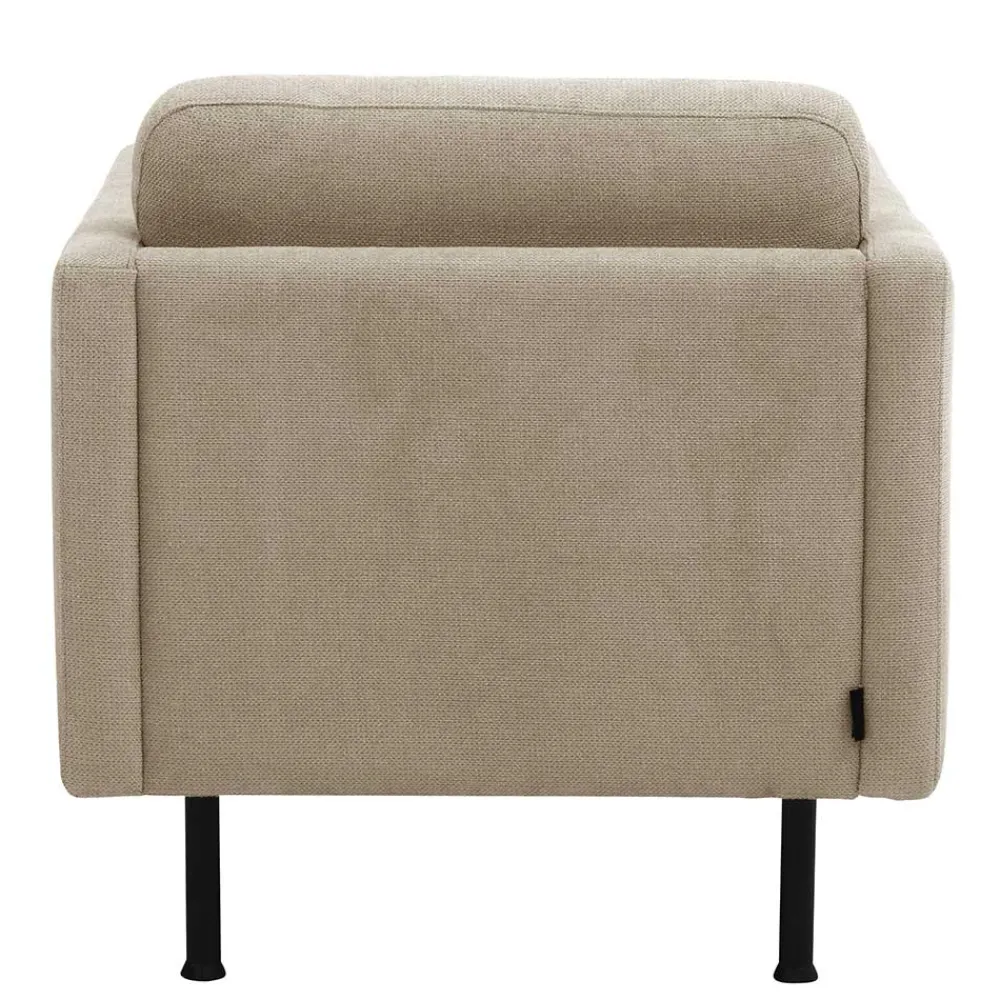 Wohnen Sessel<Polstersessel in Beige mit Schwarz - Roco