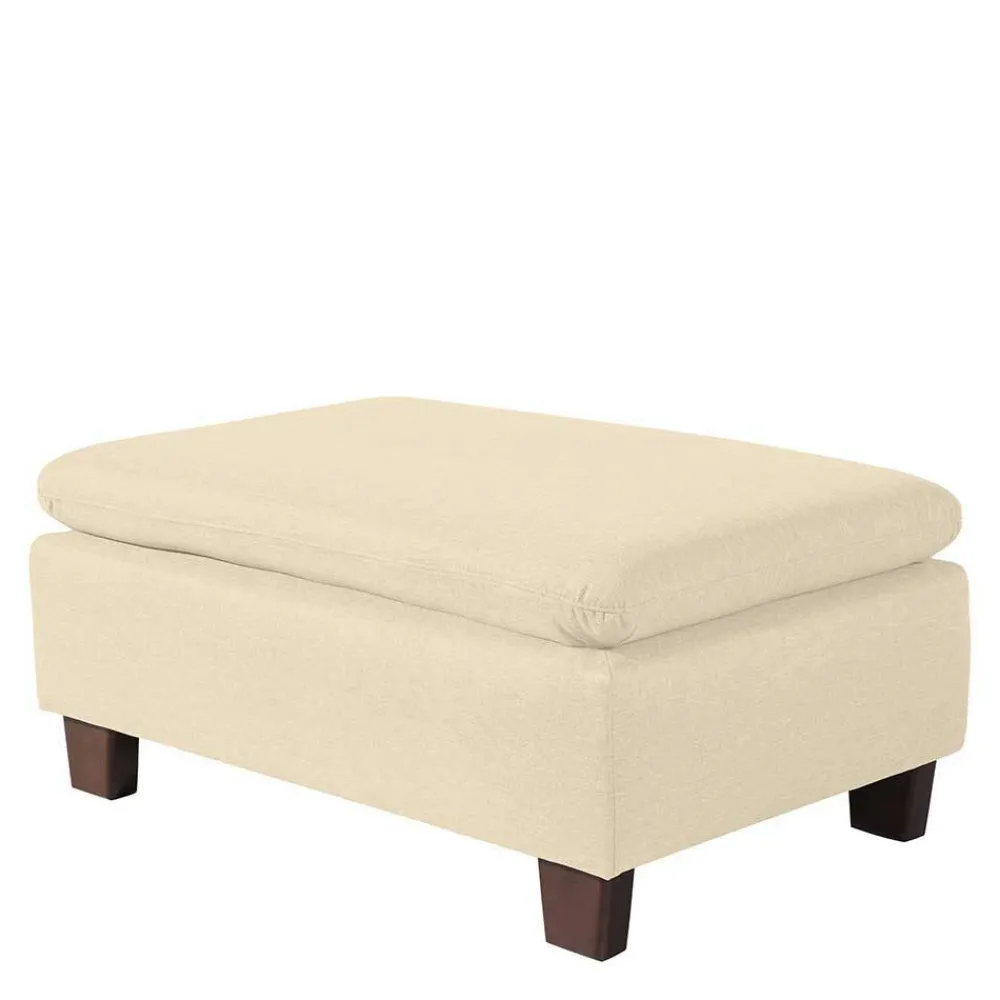 Wohnen Sessel<Polstersessel in Beige und Nussbaum Braun - Nando