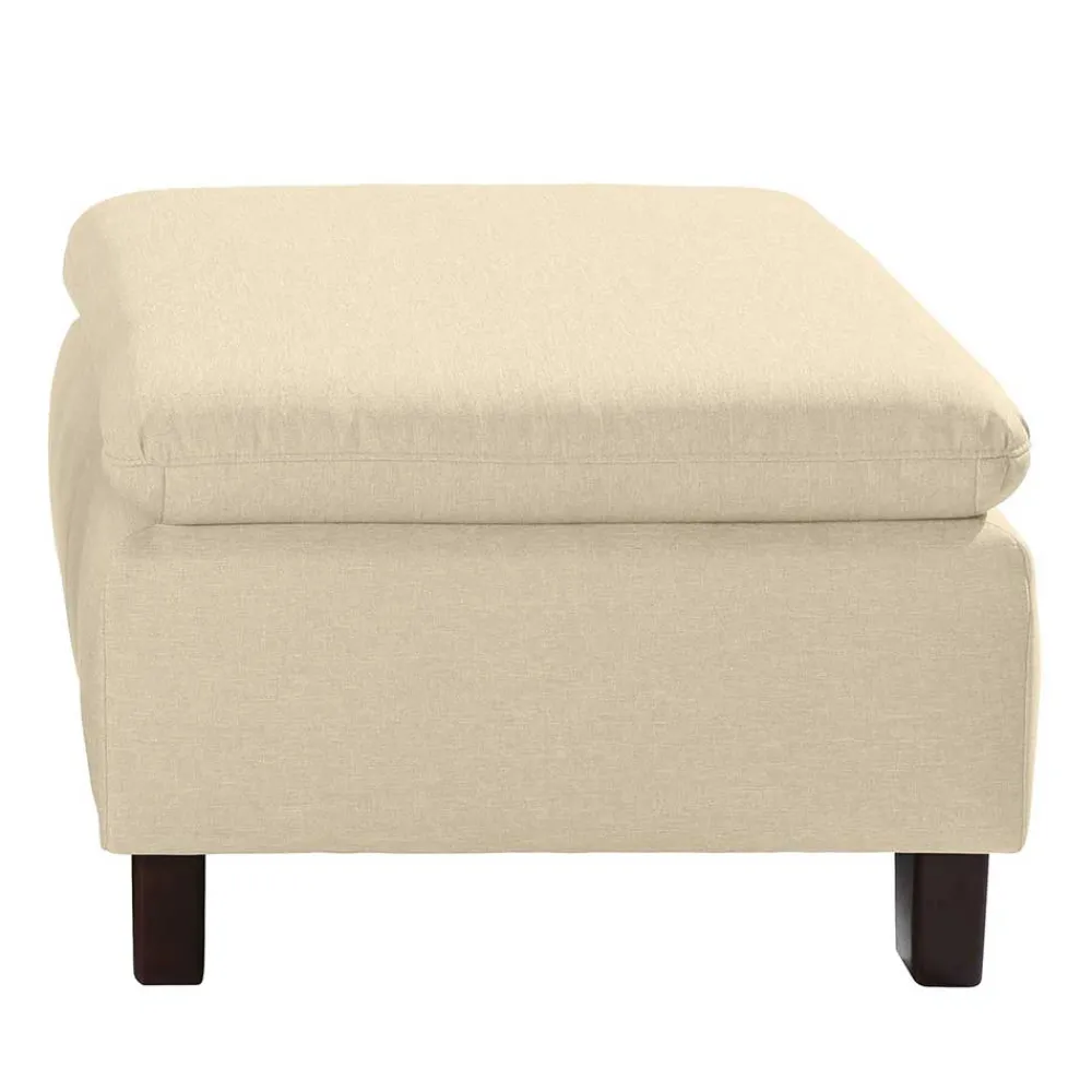 Wohnen Sessel<Polstersessel in Beige und Nussbaum Braun - Nando