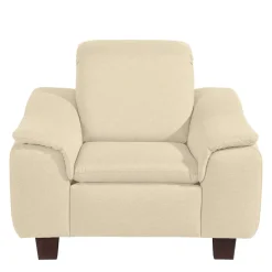 Wohnen Sessel<Polstersessel in Beige und Nussbaum Braun - Nando