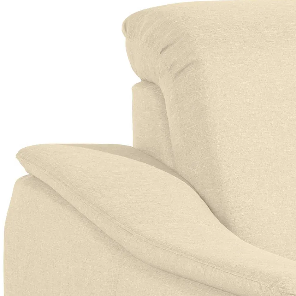 Wohnen Sessel<Polstersessel in Beige und Nussbaum Braun - Nando