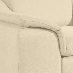 Wohnen Sessel<Polstersessel in Beige und Nussbaum Braun - Nando