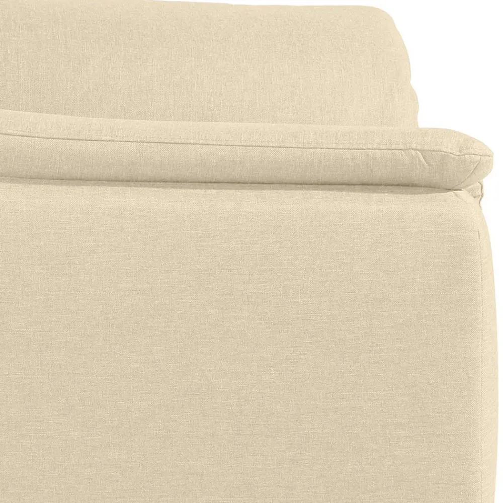 Wohnen Sessel<Polstersessel in Beige und Nussbaum Braun - Nando