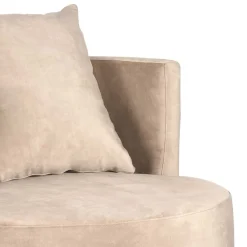 Wohnen Sessel<Polstersessel in Beige Velours - Sealand