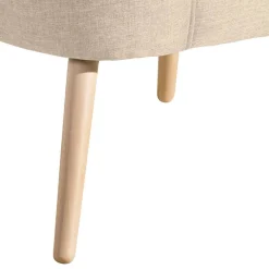 Wohnen Sessel<Polstersessel in Beige Webstoff - Hooka
