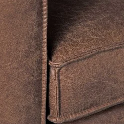 Wohnen Sessel<Polstersessel in Braun Recyclingleder - Sybilla