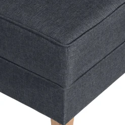 Wohnen Sessel<Polstersessel in Jeansblau und Buche - Patronia