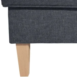 Wohnen Sessel<Polstersessel in Jeansblau und Buche - Patronia