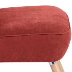 Wohnen Sessel<Polstersessel in Terracotta Velours - Iceline