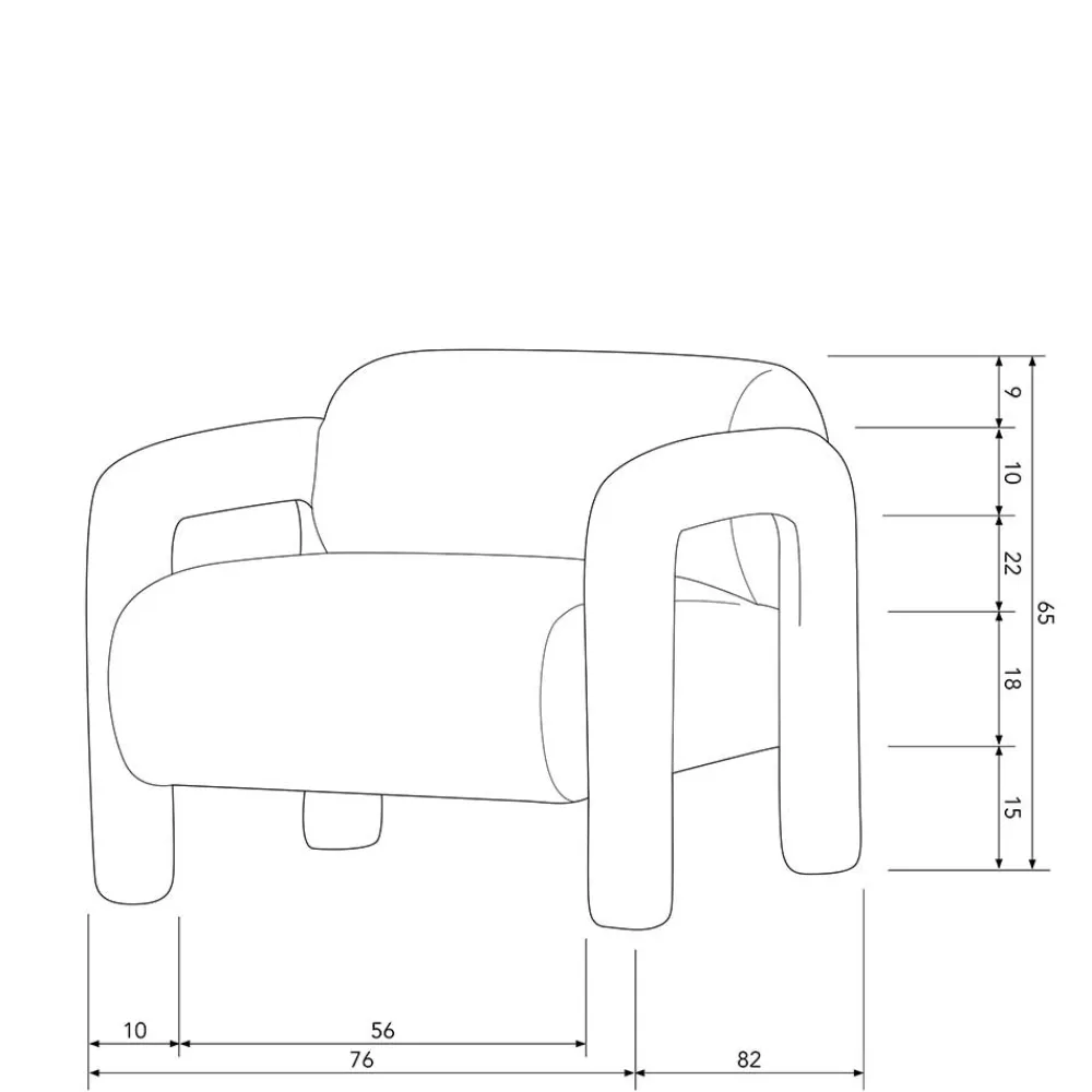 Wohnen Sessel<Polstersessel in tollem Design aus Samt - Asta