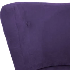 Wohnen Sessel<Polstersessel in Violett Velours - Coralla