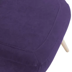 Wohnen Sessel<Polstersessel in Violett Velours - Coralla