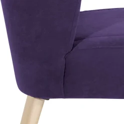 Wohnen Sessel<Polstersessel in Violett Velours - Coralla