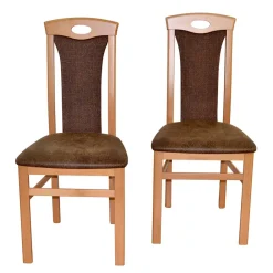 Wohnen Stühle<Polsterstühle aus Buchenholz - Bigova (2er Set)