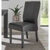 Wohnen Stühle<Polsterstühle aus Kunstleder & Massivholz - Artiga (2er Set)