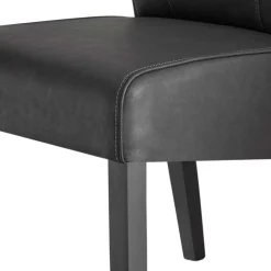 Wohnen Stühle<Polsterstühle aus Kunstleder & Massivholz - Artiga (2er Set)