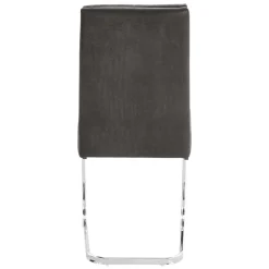 Wohnen Sessel|Stühle<Polsterstühle Freischwinger in Anthrazit - Ansar (2er Set)