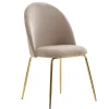 Wohnen Stühle<Polsterstühle in Beige & Gold - Labelsio (2er Set)