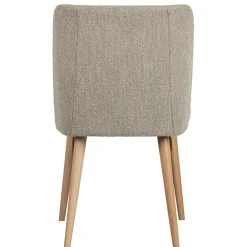 Wohnen Stühle<Polsterstühle in Beigegrau Boucle - Cornelys (2er Set)