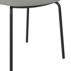 Wohnen Stühle<Polsterstühle in Grau und Schwarz - Semrosa (2er Set)