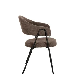 Wohnen Stühle<Polsterstühle in Hellbraun Boucle - Jaggon (2er Set)