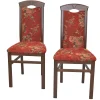 Wohnen Stühle<Polsterstühle in Rot mit Blumen - Sylverta (2er Set)