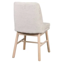 Wohnen Stühle<Polsterstuhl in Creme Strukturstoff - Peppino (2er Set)