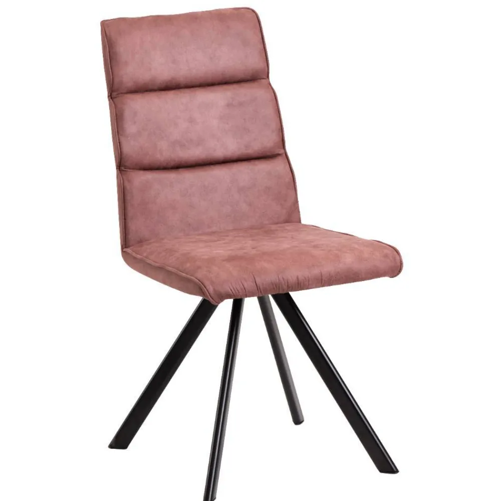 Wohnen Stühle<Polsterstuhl in Rosenholz - Isabelon (2er Set)