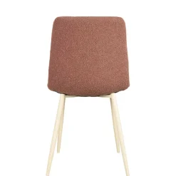 Wohnen Stühle<Polsterstuhl in Terracotta und Weiß - Elzanian