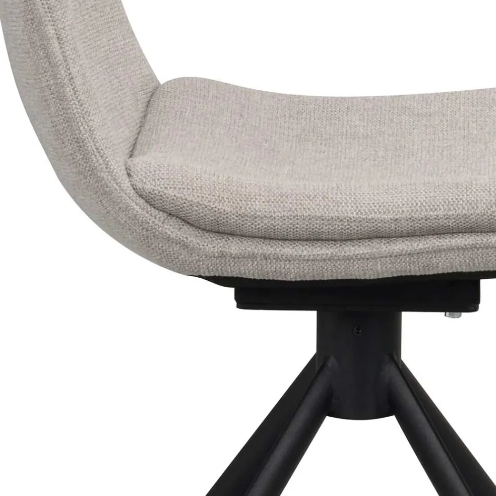 Wohnen Stühle<Polsterstuhl mit Drehgestell - Oline (2er Set)