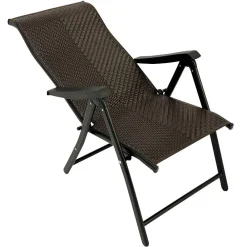 Wohnen Stühle<Polyrattan Gartenstühle in Schwarz-Braun - Lucasz (2er Set)