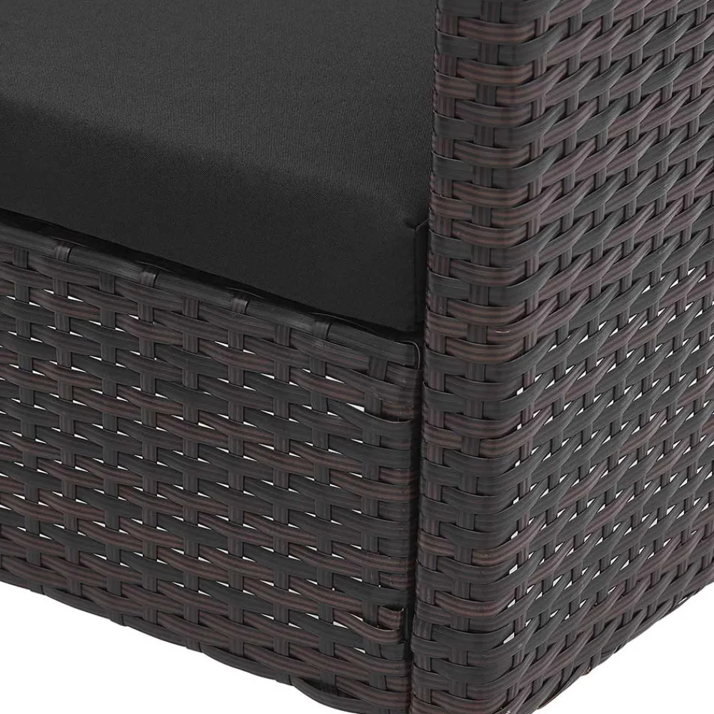 Wohnen Sitzgruppe<Polyrattan Tischgruppe für 2 Personen - Eneriffo (dreiteilig)