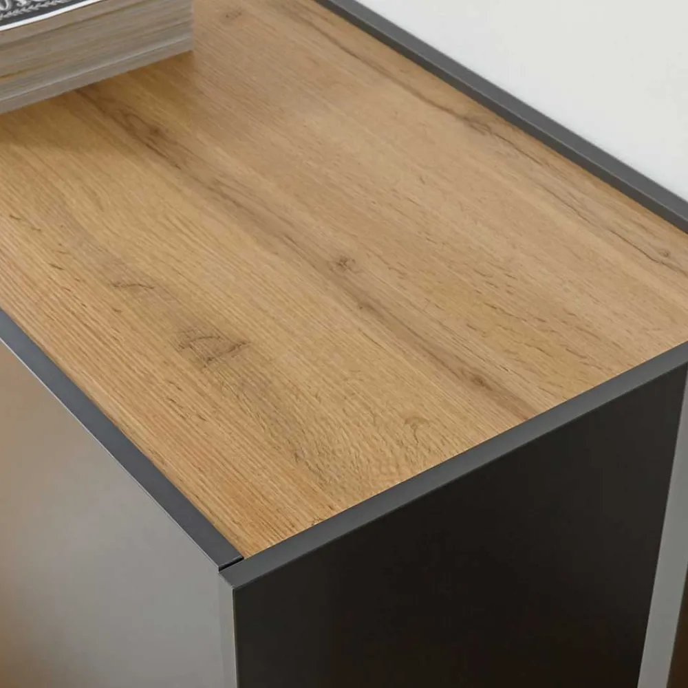Wohnen Wohnwände<Preiswerte Anbauwand modern - Ahilav (vierteilig)