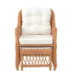 Wohnen Sessel<Rattanssessel Hawaii mit ausziehbarem Fußteil