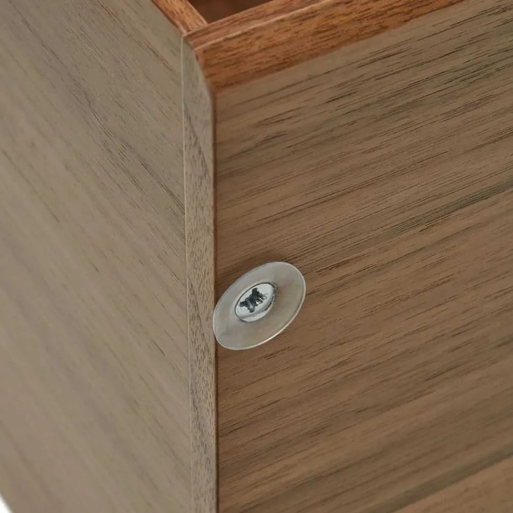 Wohnen Regale<Regal Modul Kombi in Nussbaum - Ovarion (sechsteilig)