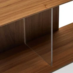 Wohnen Regale<Regal Modul Kombi in Nussbaum - Ovarion (sechsteilig)
