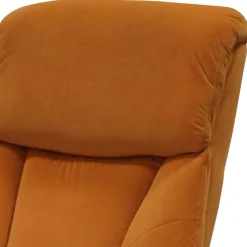 Wohnen Sessel<Relaxsessel in Orange Samt - Nelorena